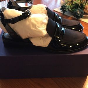 Stuart Weitzman backless loafer